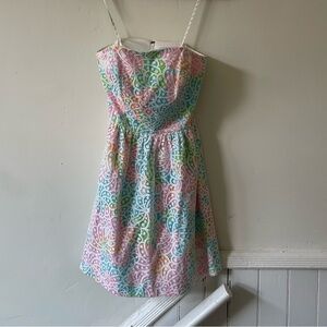 Lilly Pulitzer mini-dress in Lottie Salisbury lace